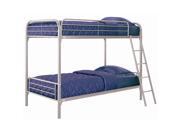 Dorel Home Products Twin Bunk Bed Silver