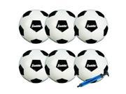Franklin Sports 6 Pack Competition Size Soccer Ball With Pump Size 3