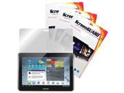 CrazyOnDigital Screen Protector Film Matte Clear Anti Glare Anti Fingerprint for Samsung Galaxy Tab 2 10.1 3 pack