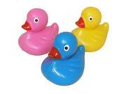 3 Floating Weighted Duck Set of 12 Assorted Colors