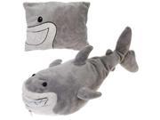 Fiesta Shark Peek A Boo Plush Transforming Pillow 19 Inches