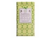 SwaddleDesigns Marquisette Swaddling Blanket Pastel with Jewel Tone Mod Circles Pure Green