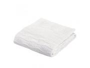 Elegant Baby Fancy Blanket White 30 X 40