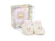 Bunnies by the Bay Cuddle Toe Slippers White 6 12 Months