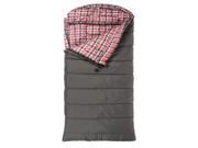 TETON Sports Celsius XXL 18 Degree C 0 Degree F Flannel Lined Sleeping Bag 90 x 39 Grey Left Zip