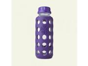 Lifefactory 9 Ounce Glass Beverage Bottle Royal Purple