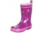 Kidorable Butterfly Rain Boot Toddler Little Kid Purple 7 M US Toddler