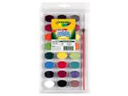 Crayola Washable Watercolors 24ct Pan w brush