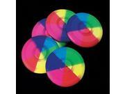 Mini Rainbow Flying Discs 1 dz