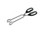Chef Craft 21591 1 Piece Tongs with Straight Working Ends Black 12 Inch