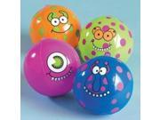 12 Inflatable Mini 7 Monster Beach Balls [Toy]
