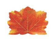Creative Converting Fall Thanksgiving Maple Leaf Shaped Placemats 25 per Package