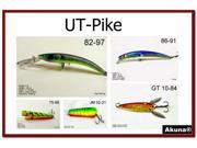 Akuna Pack of 5 Lures for fishing of Pike and Northern in each of the 50 states