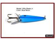Akuna Willy Blade Jr. 2.25 Spoon Fishing Lure with 2 Side Spoons
