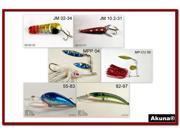 Akuna Pack of 6 Crankbait Lures for Bass fishing in each of the 50 states