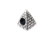 Genuine Zable TM Product. 925 Sterling Silver Pyramid Charm.