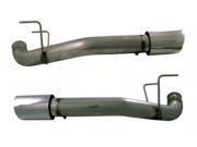 DTH 86416 Muffler Delete Tail Pipes w4in Exhaust Tips