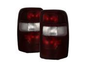 xTune ALT JH CSUB00 OE RSM OEM Style Tail Lights wBlack Rim Red...