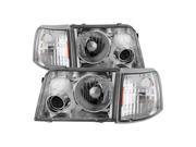 xTune PRO-JH-FR93-SET-C Projector Headlights wCorner Lights-Chrome... xTune PRO-JH-FR93-SET-C Projector Headlights wCorner Lights-Chrome...