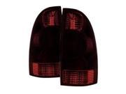 xTune ALT JH TTA05 OE RSM OEM Style Tail Lights Red Smoked 9034275