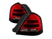 xTune ALT JH CVIC98 LED PI RC LED Tail Lights Red Clear 9032868