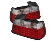 Spyder Auto ALT YD BE3692 4D LED RC LED Tail Lights Red Clear 5000576