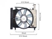 APDI Dual Radiator and Condenser Fan Assembly 6034148