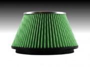 Green Filter 2313 Universal Clamp On Cone Filter 6 ID 55 L
