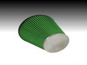 Green Filter 2452 Universal Clamp On Cone Filter ID 4 L 78
