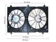 APDI Dual Radiator and Condenser Fan Assembly 6019116