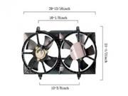 APDI Dual Radiator and Condenser Fan Assembly 6029140