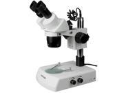 20X 40X Super Widefield Stereo Microscope with Top Bottom Lights