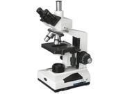40x 1600x Trinocular 30W Halogen Compound Microscope