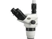 AmScope 6.7X 45X Trinocular Stereo Zoom Microscope Head with Focusable Eyepieces