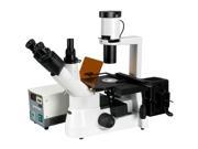 AmScope 40x 800x Plan Phase Contrast Tissue Culture Fluorescent Inverted Microscope