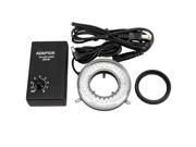 AmScope 60 LED Microscope Ring Light Illuminator with Adapter and Light Control Box