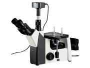 50X 1000X Inverted Metallurgical Microscope 5MP Camera Windows Mac OS X