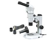 8X 80X Common Main Objective CMO Zoom Stereo Microscope 3MP Camera