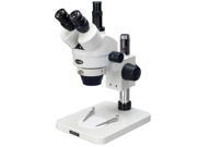 3.5X 90X Table Pillar Stand Zoom Magnification Trinocular Stereo Microscope