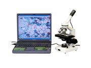 40X 2500X Advanced Student Microscope with 3D Stage 2MP USB Camera