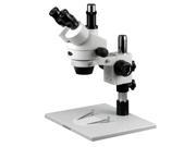 7X 90X Trinocular Inspection Microscope with Super Large Stand