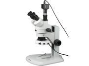 3.5X 90X Zoom Stereo Microscope with 80 LED Light and 5MP Camera