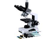 40X 1600X LED Trinocular Biological Compound Microscope