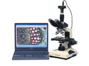 40X 1600X Lab Clinic Vet Trinocular Microscope with 9MP Camera