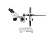 10X 30X Stereo Microscope with Single Arm Boom Stand