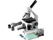 40X 2500X Advanced Home School Microscope with Mechanical Stage 1.3MP Camera