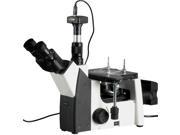 50X 1000X Inverted Trinocular Metallurgical Microscope 1.3MP Camera