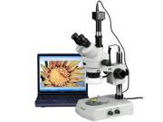 3.5X 90X LED Trinocular Zoom Stereo Microscope 14MP Digital Camera