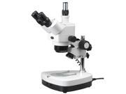 10X 40X Student Trinocular Stereo Zoom Microscope