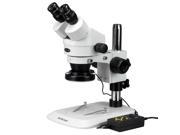 7X 90X Stereo Zoom Microscope with Variable 144 LED Ring Light